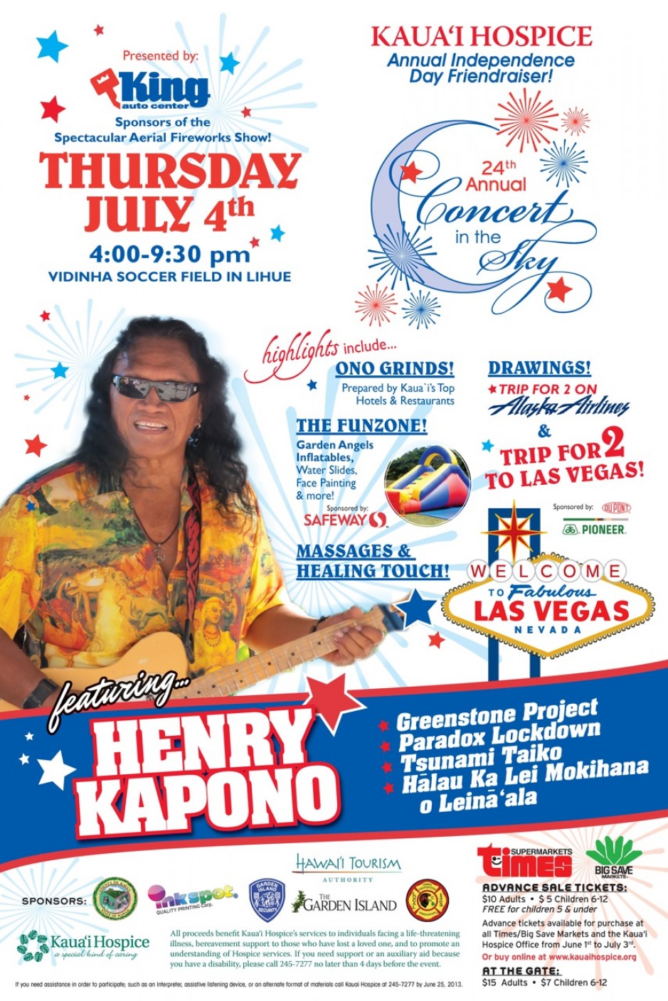 4th of July Celebration! Thursday July 4, 2013 400pm to 930pm at
