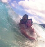 Body Surfing in Waimanalo