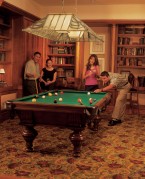 Billiards at Stevenson's Library